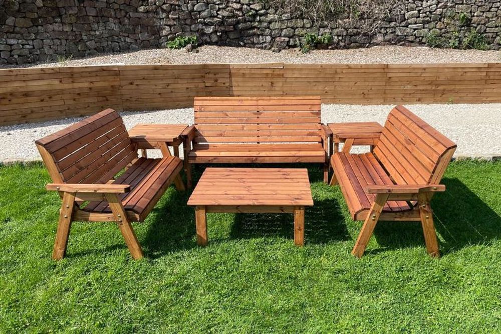 Balmoral Set - Classic English Design with 10-Year Rot-Free Guarantee, FSC-Sourced & Water-Repellent