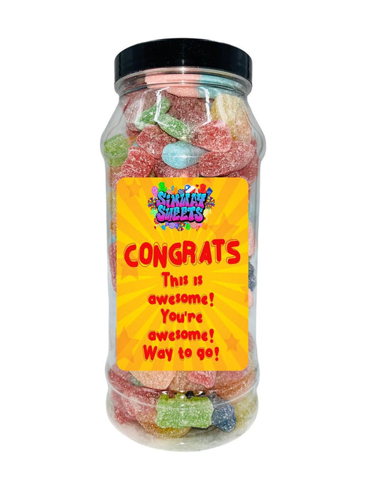 Premium Congrats Jar - Fizzy Mix: Celebrate in Style!