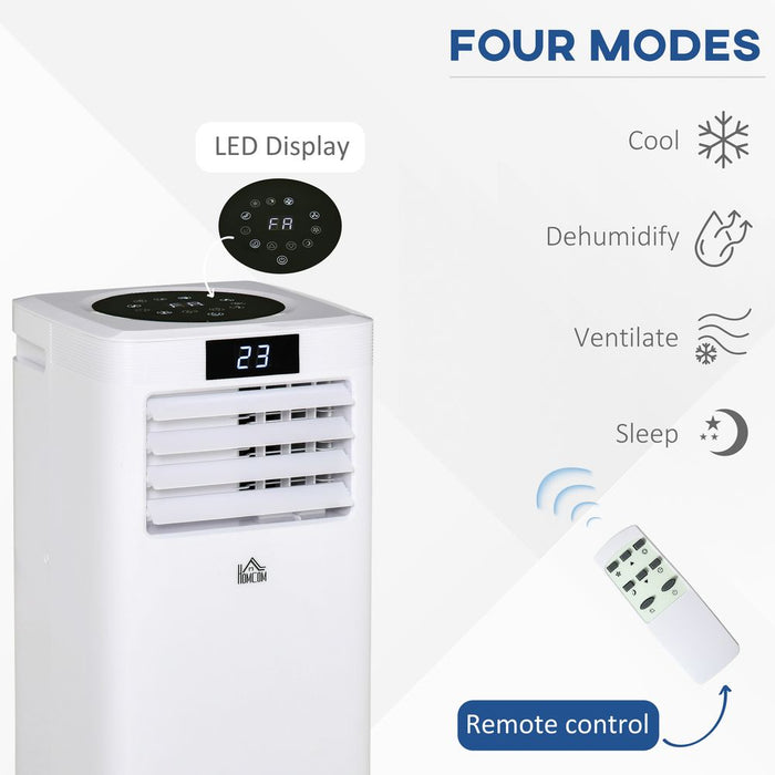 10,000 BTU Portable AC Unit w/ Remote for Bedroom - HOMCOM