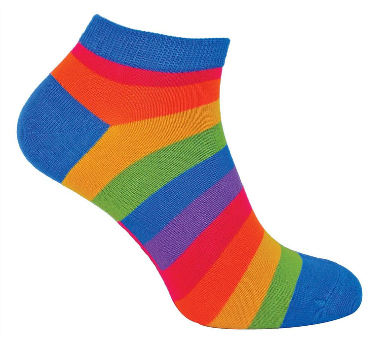 Mr Heron Mens Bamboo Rainbow Trainer Socks