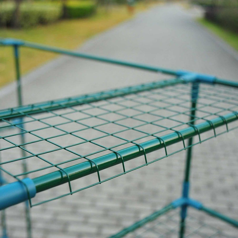 High-Quality 4-Tier Portable Greenhouse: Sturdy Metal Frame, 8 Shelves for Easy Plant Placement, Ideal for All Your Growing Needs