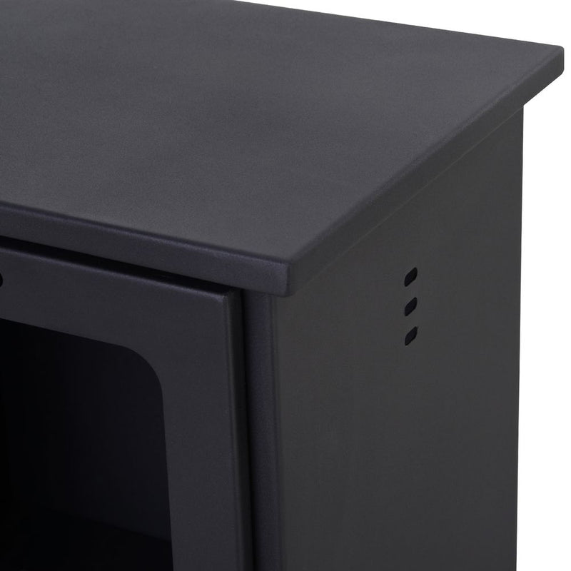 HOMCOM Free Standing Bio Ethanol Fireplace Heater with 0.9L Tank for Home Black