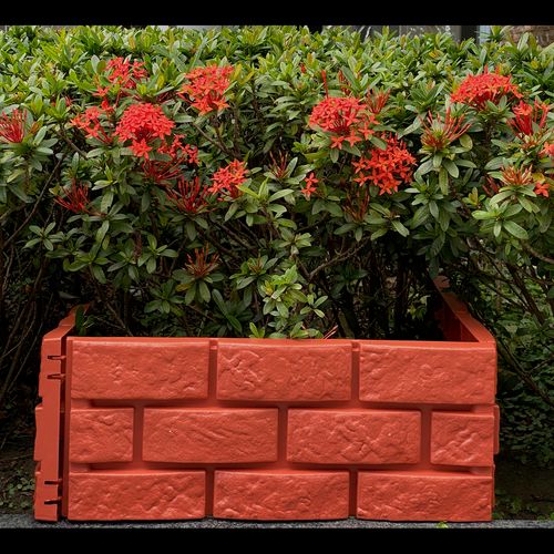 Brick Effect Garden Border (set of 4)