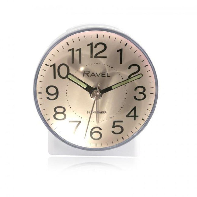 High-Quality Ravel Quartz Alarm Clock - Sleek, Bold, and Dependable. Perfect for Any Room!