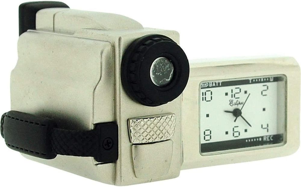 Silver Plated Mini Camera Clock - High Quality and Stylish - Clearance Sale - Limited Stock