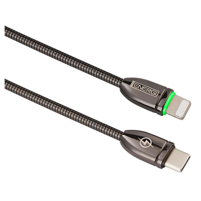 Tech Energi Apple PD USB-C Lightning Cable (Up to 60W) - 1.2m - Black