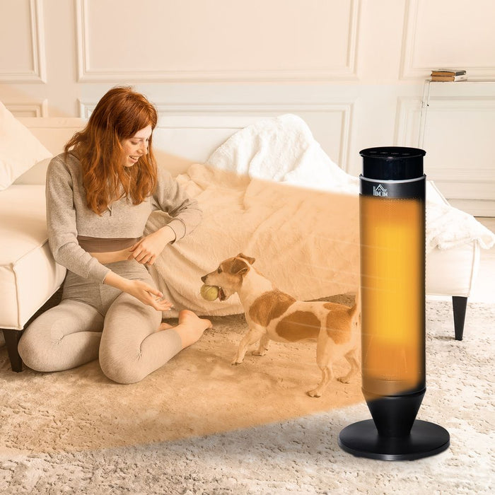 High-Quality Ceramic Tower Space Heater w/ 42� Oscillation, Remote Control & 8Hr Timer