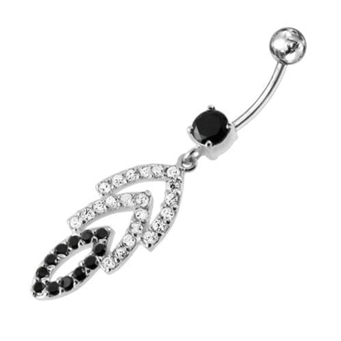 Jeweled Fancy Dangling Belly Ring