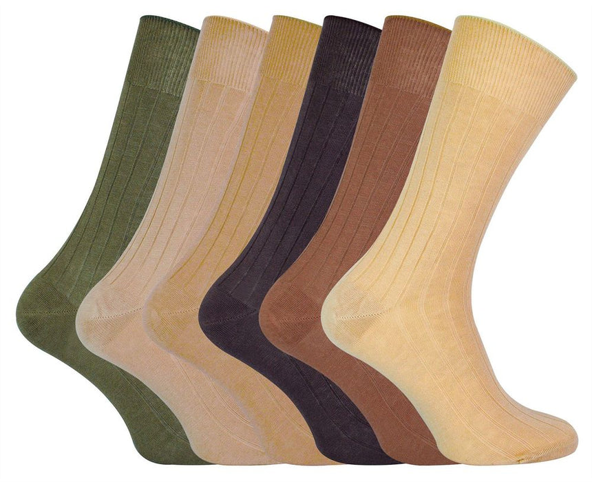 6 Pack 100% Egyptian Cotton Socks