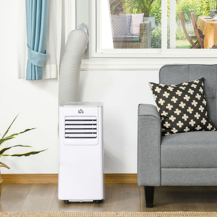 7000 BTU Mobile Air Conditioner Indoor Portable AC Unit w/ RC, White