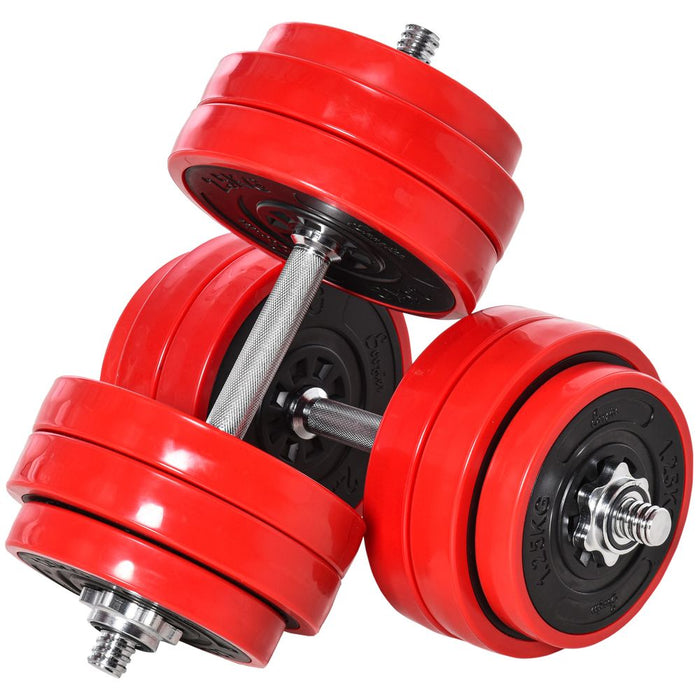 Premium 30KGS Barbell & Dumbbell Set for Home Gym - Adjustable, Ergonomic, High Quality