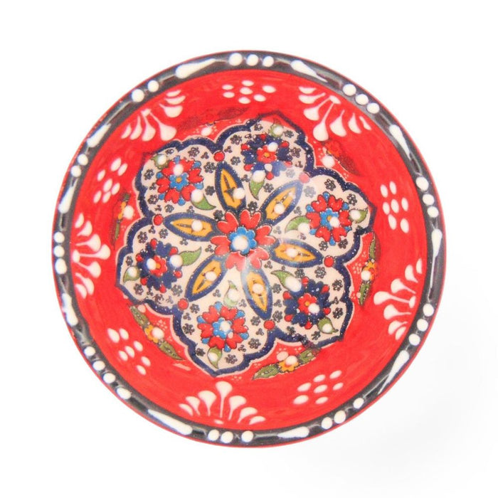 Handmade Ceramic Bowl Mexican Red 8cm