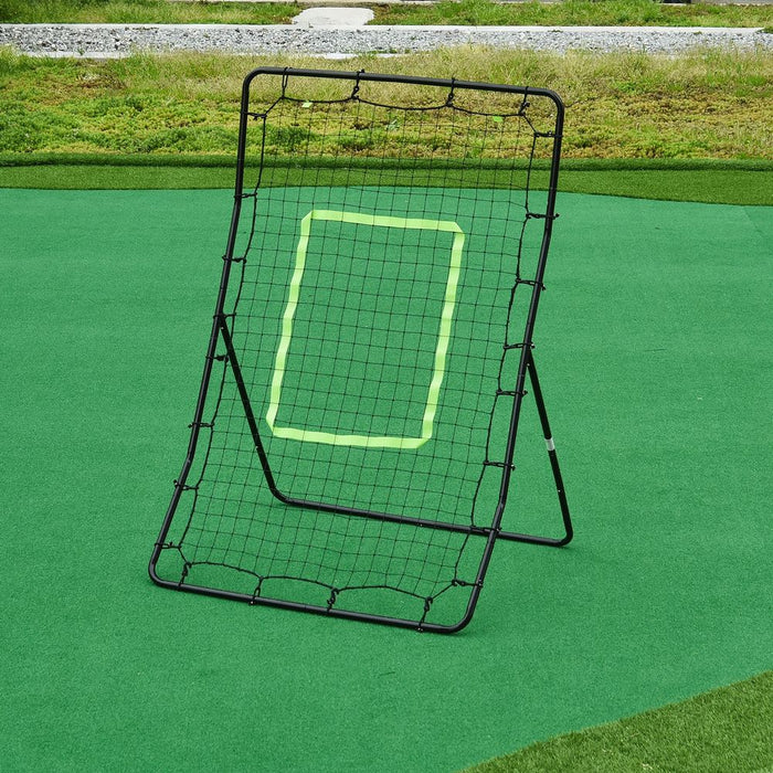 Premium Rebounder Net: Improve Baseball Skills | Kickback Training Equipment by HOMCOM