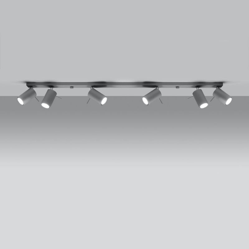 Modern Steel Ring Ceiling Lamp - High Quality GU10 Spotlights