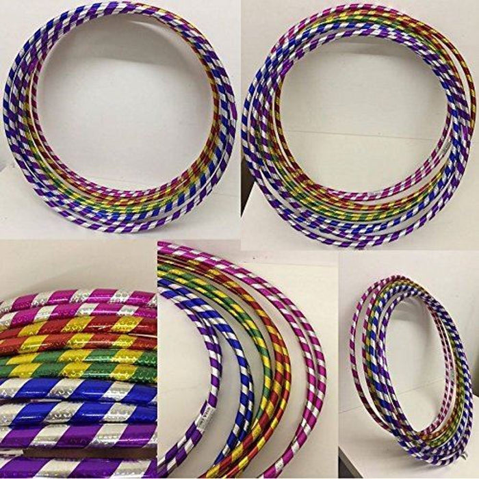 Hula Hoops PRINTED 50cm - High Quality, Versatile Circles for Balance, Coordination & Fun! All Ages, Random Colors