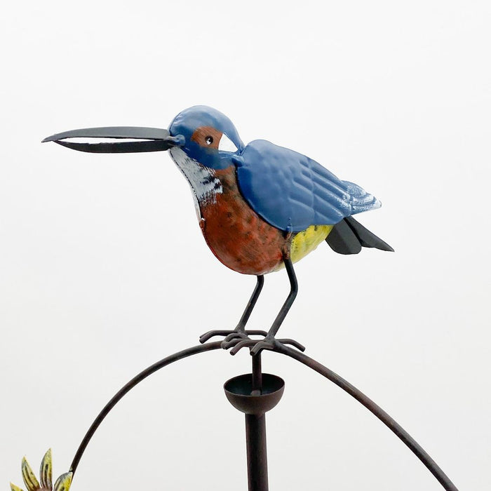 Bird Balancing Garden Stake - High Quality Metal for Beautiful Gardens