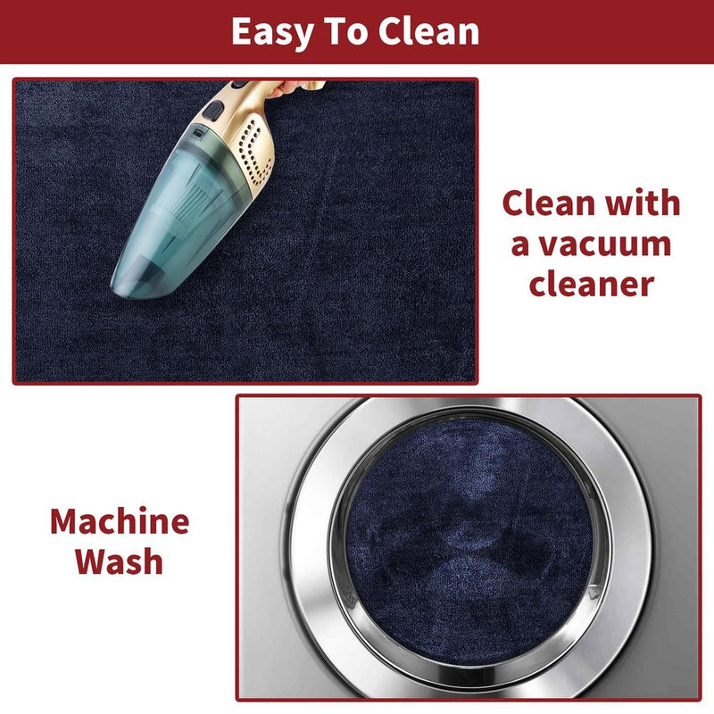VINSANI Navy Bath Mat: Ultra Soft & Comfortable, 50x80cm