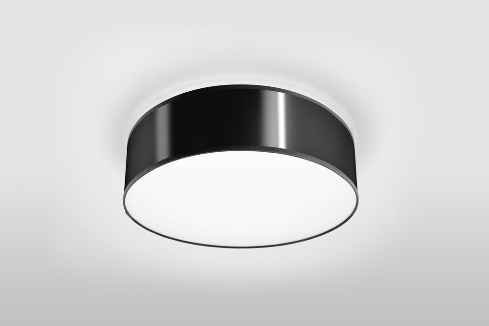 ARENA 35 Black Round Ceiling Lamp - Loft Design LED E27 - High-Quality Lighting Solution