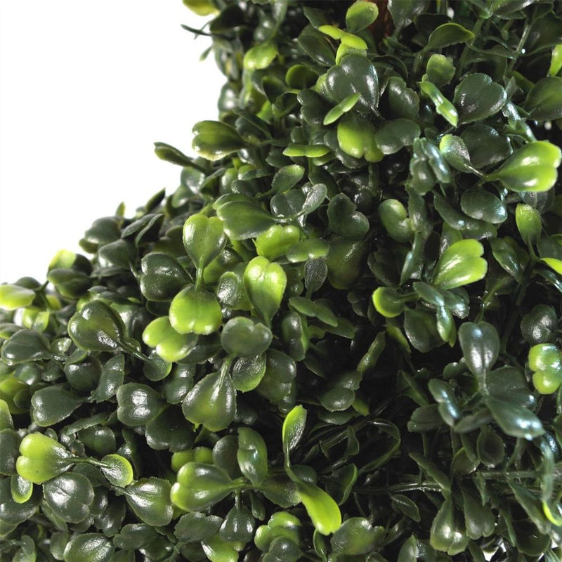 High-Quality 90cm Artificial Boxwood Tower Tree Topiary - Impressive 3ft Spiral - Lifelike Foliage - Ready for Display - Indoor/Outdoor