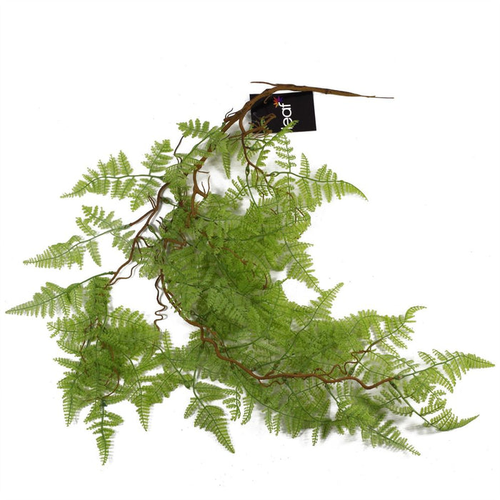 Premium 100cm Artificial Hanging Maidenhair Fern - Lifelike Greenery, Perfect for Indoor Décor