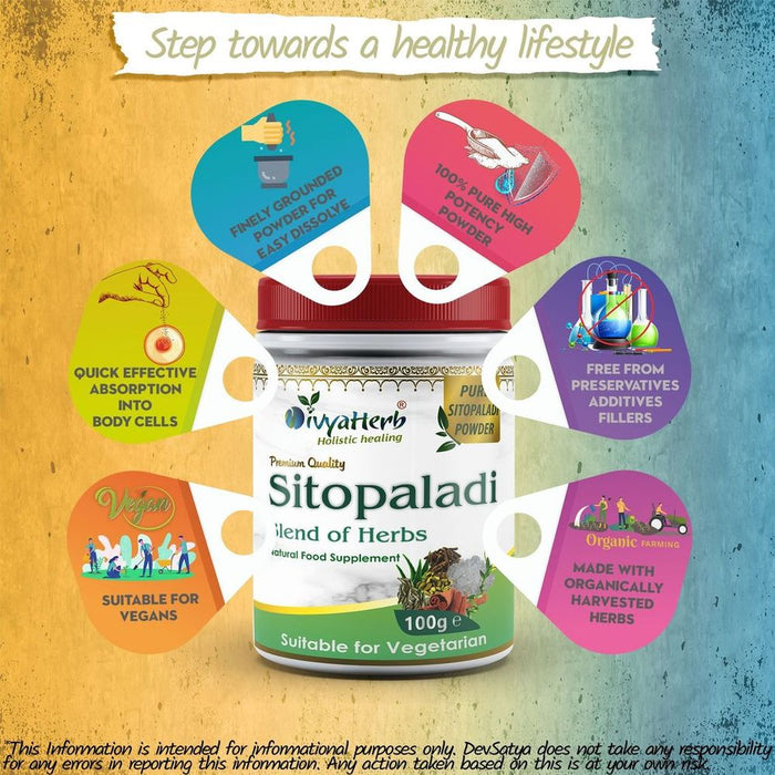 Sitopaladi Powder - Ayurvedic Remedy for Respiratory & Digestive Health