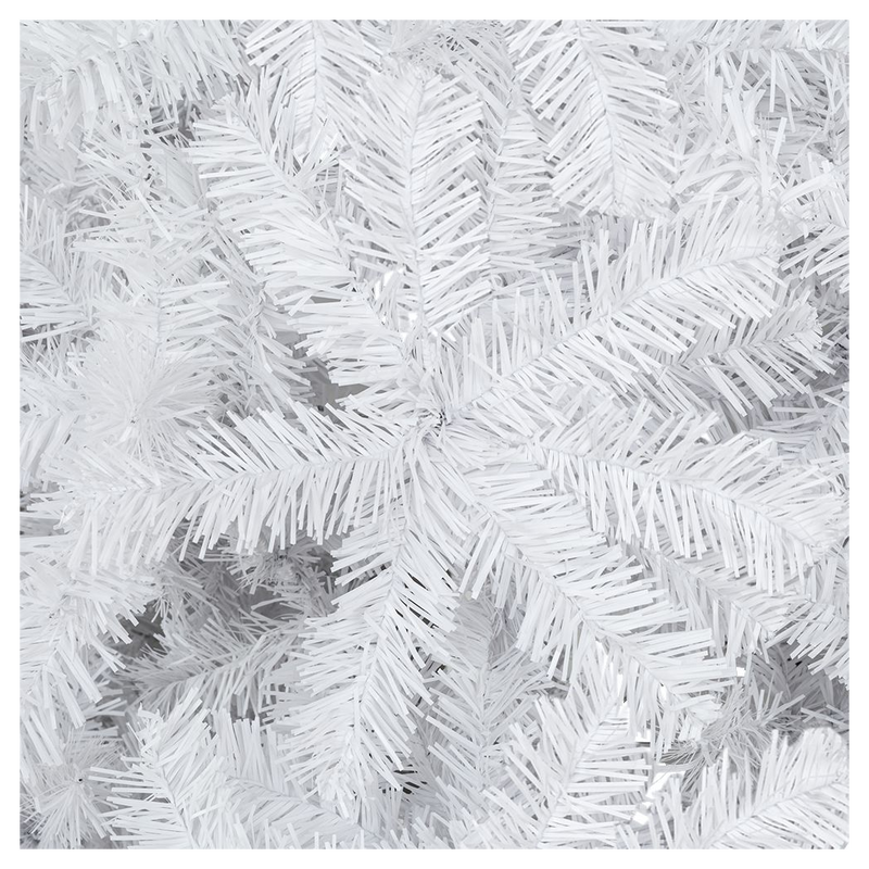 7FT Iron Leg White Christmas Tree with 950 Branches