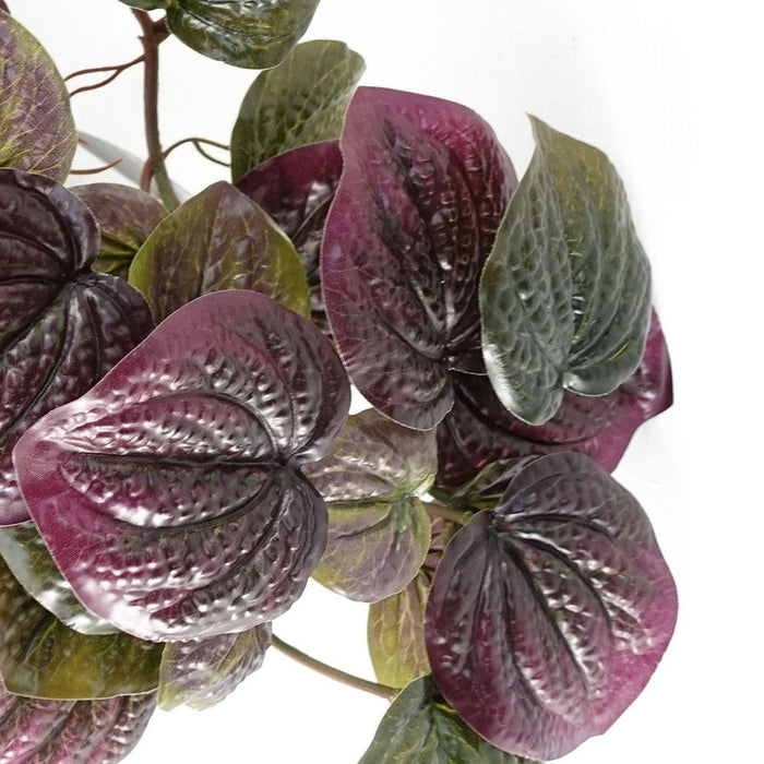 35cm Purple Potted Pothos Plant - Realistic Artificial Trailing Foliage