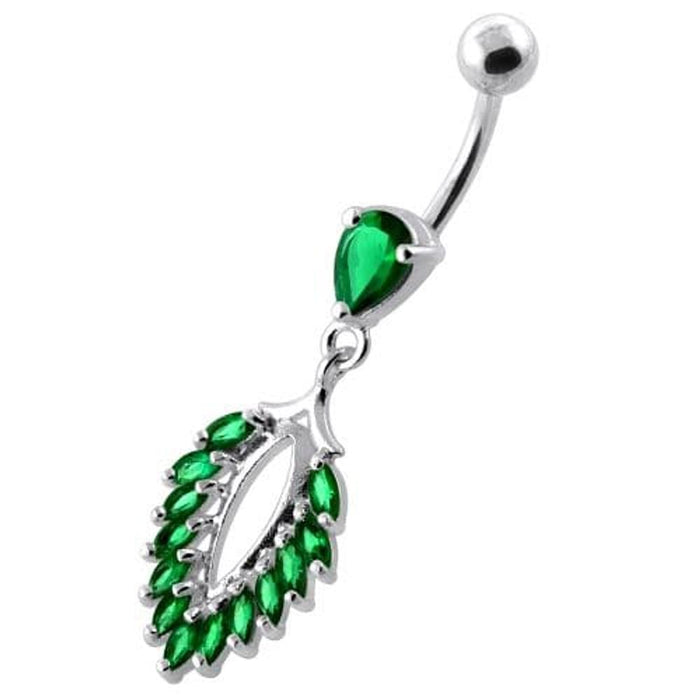 Fancy Jeweled cute belly button ring