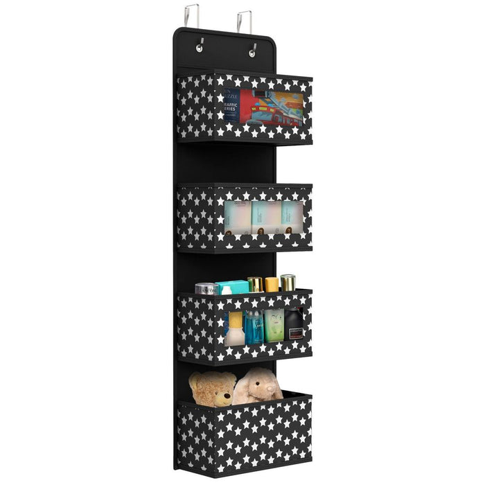 VINSANI 4TIER BLACK HANGING ORGANISER 1010278