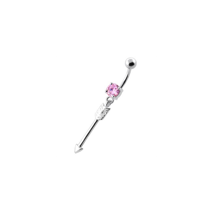 Trendy Arrow belly button bars