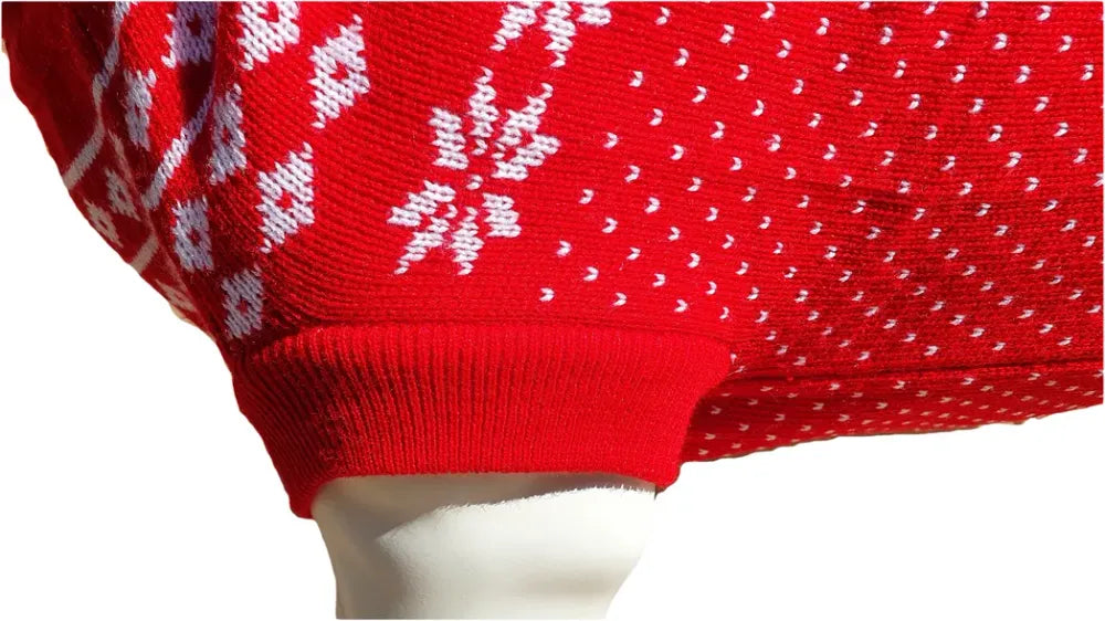 The Bailey Fair Isle - White on Red" - Pre-order Now to Secure Your Supply!