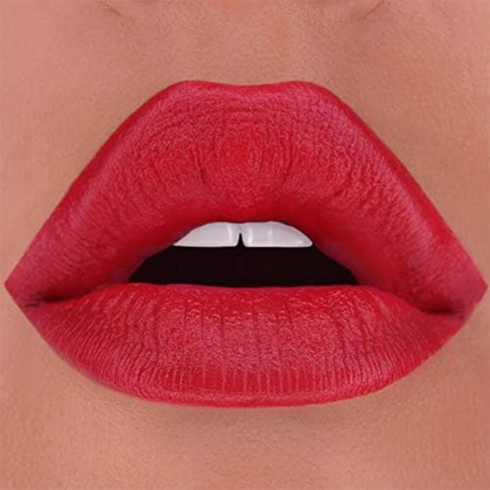 Folly Fire Creamy Matte Lipstick: Here To Slay, Rich Blood Red - Long-lasting, confidence-inducing color, non-drying