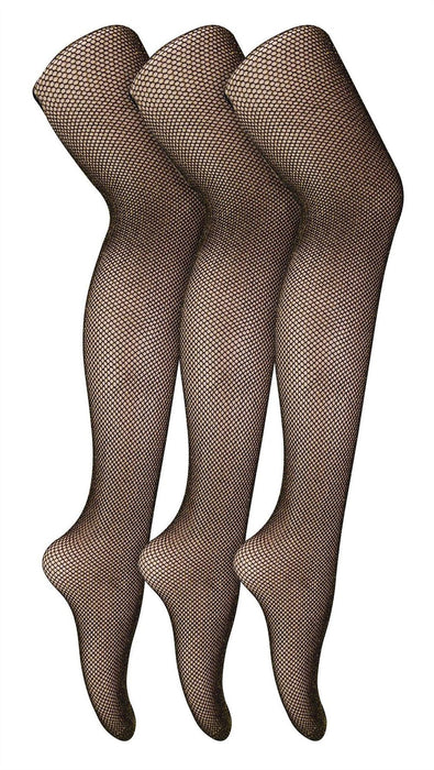 Women's 3 Pair Multipack Fishnet Glitter Lurex Tights