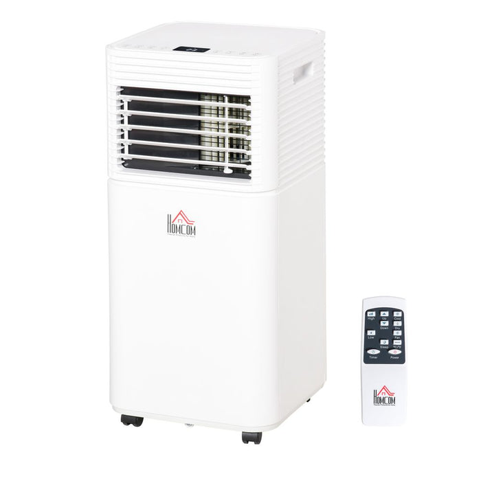 High-Quality 7000BTU Portable Air Conditioner - 4 Modes, LED Display, Timer - Home Office HOMCOM