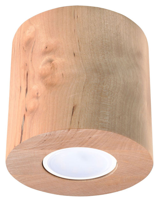 ORBIS Natural Wood Ceiling Lamp - Stylish Boho Design - Top Quality - GU10