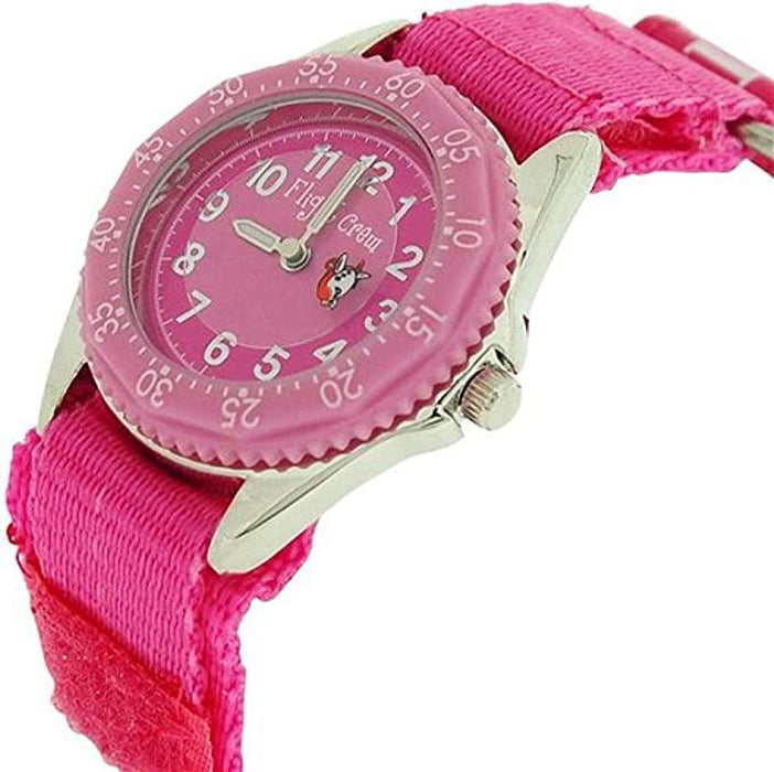 Time Design Girls Pink Pilot Design Watch, Badge, Pen & Note Book Gift Set TDX0713K21