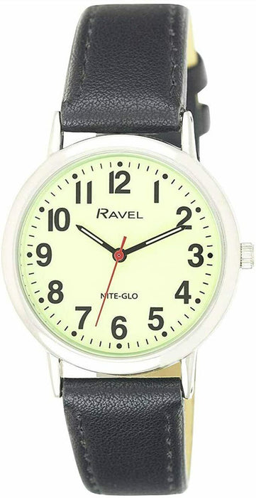 Ravel Mens Glow in The Dark Luminous Dial Watch - R.GL.03