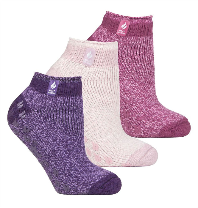 Heat Holders - 3 Pack Ladies Low Cut Slipper Socks