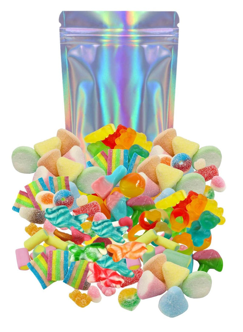 Premium 1kg Rainbow Pick N Mix Sweets - Resealable Bag