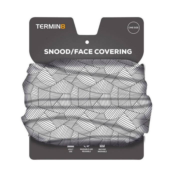 Termin8 Snood 3 Pack: Grey Geo, Pink Galaxy & Dark Grey - Soft, Versatile, Breathable