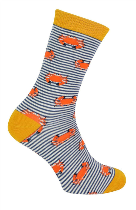 Mr Heron Animal Socks - Fun & Colorful Novelty Gift, Super Soft Bamboo, Colored Toe & Heel - 6-11 UK