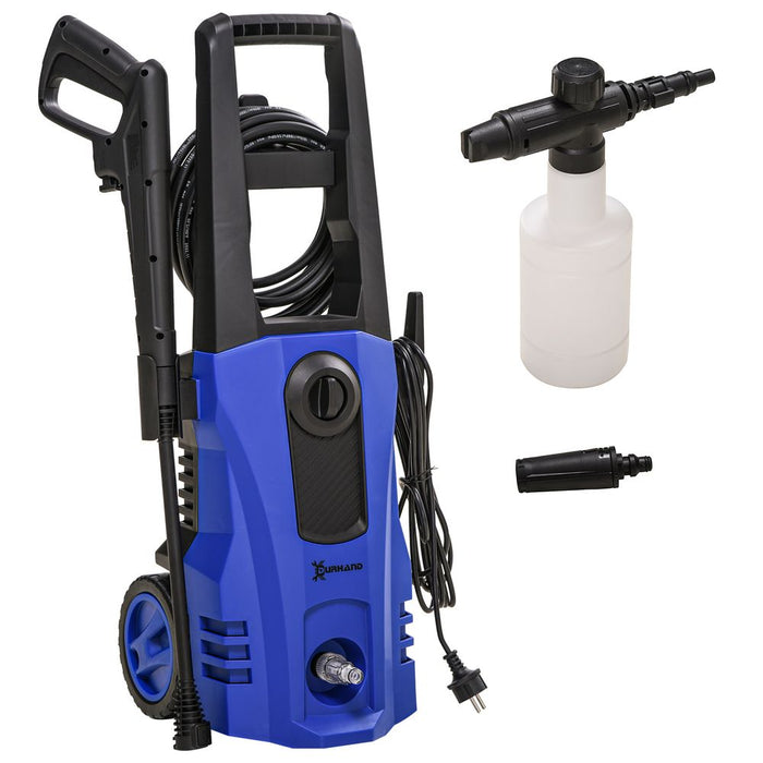 DURHAND High-Performance Power Washer 1800W, 150 Bar, 510 L/h, Blue