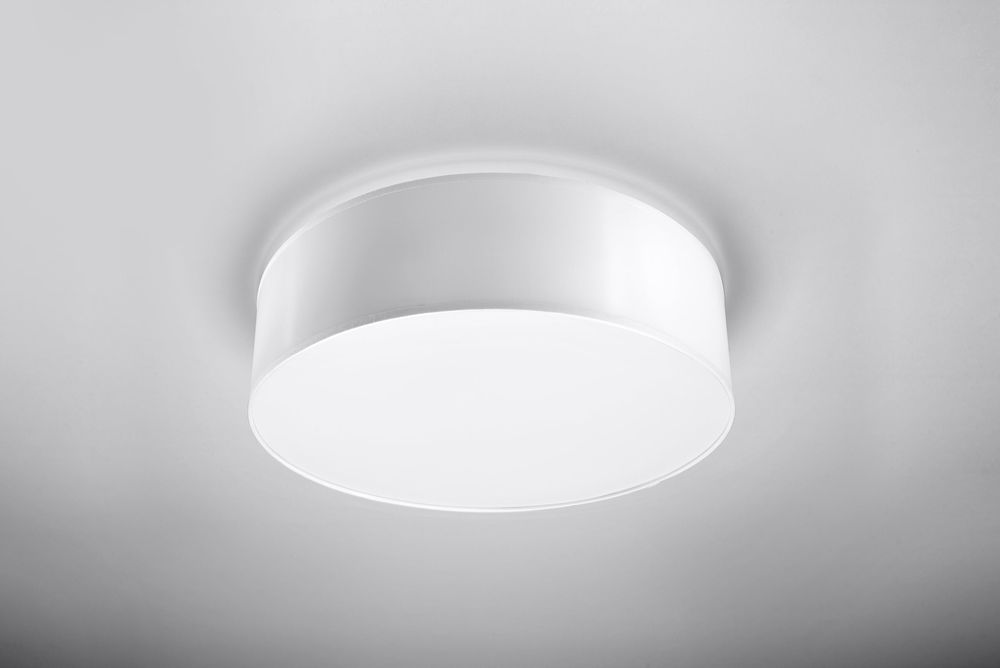 Premium Quality LED Ceiling Lamp: Arena 35 White Round Shape Loft Design - Shop Now!