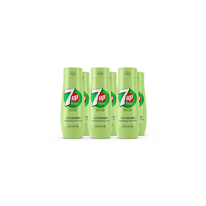 SODASTREAM 7 UP Free Flavor ST 440ml 6 Pack - Crisp, Refreshing, and Plastic Bottle Free!