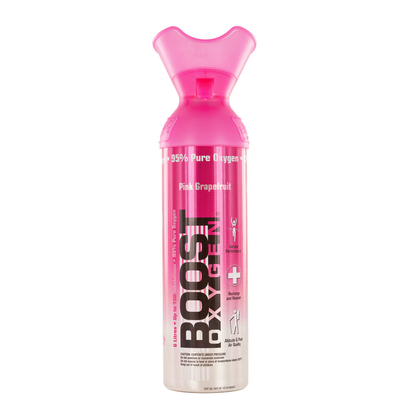 95% Pure Oxygen with Pink Grapefruit Aroma - 100% Natural 9L - Boost Energy, Focus, and Mood