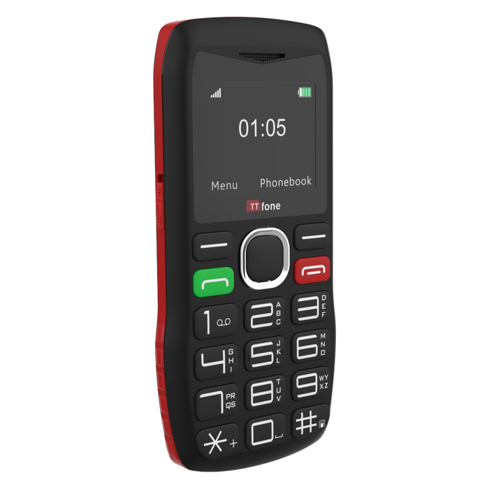 TTfone TT880 Big Button Mobile Phone - Easy-to-Use, EE Pay As You Go SIM, USB C Charger