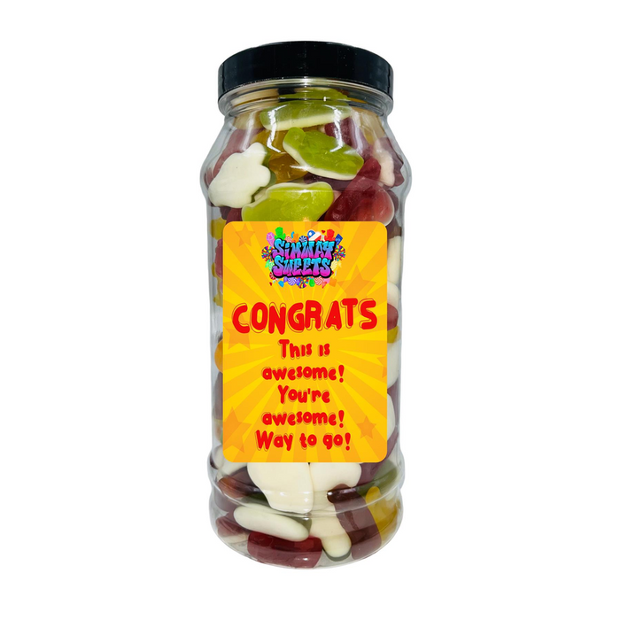 Premium Congrats Jar - Assorted Jelly Mix