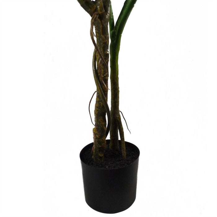 Exquisite 120cm Artificial Monstera Plant - High-Quality Twisted Stem - Realistic Details - Fully Potted - Perfect for Any Space