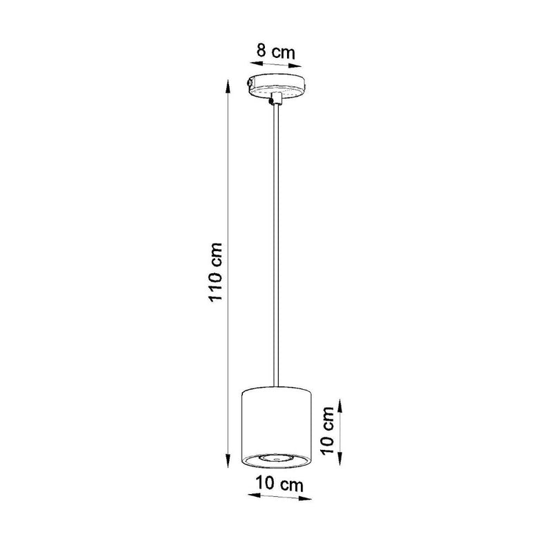Modern Aluminum Pendant Lamp - Orbis Design, GU10