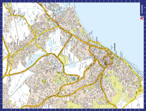 A to Z Map of Eastbourne 1000 Piece Jigsaw Puzzle